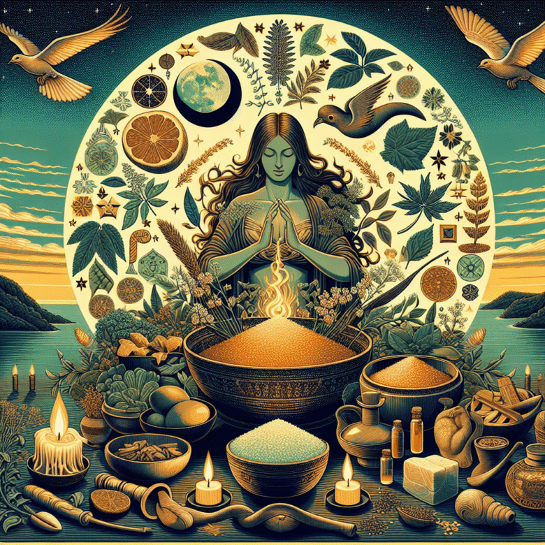 Ritual de Limpeza Espiritual com Ervas Brasileiras.