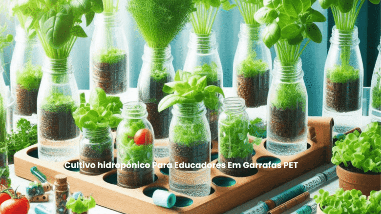 Cultivo hidropônico em Garrafas PET para Escolas e Projetos Educacionais