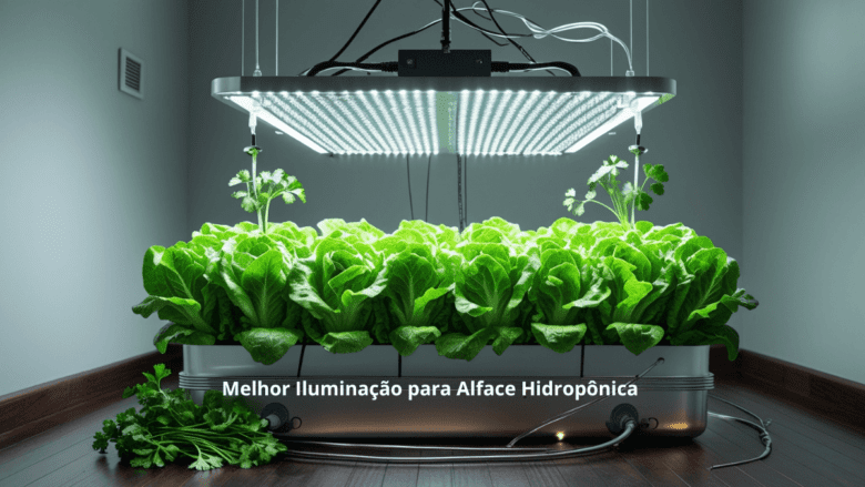 Melhor Iluminação para Alface Hidropônica em Apartamento