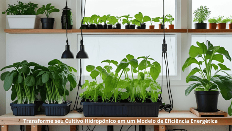 Como Reduzir o Uso de Energia Elétrica no Cultivo Hidropônico Doméstico.